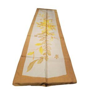 Habotai Silk Scarf Batik Handpainted Scarf Floral Rectangular NEW